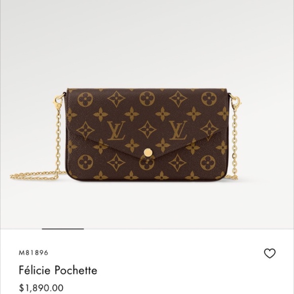 Authentic Louis Vuitton Felicie Pochette - Picture 1 of 3